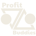 Profit Buddies White Logo